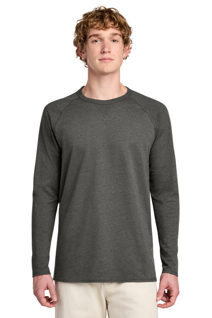 District Featherweight French Terry Long Sleeve Crewneck. DT572 (Choose Your Design)