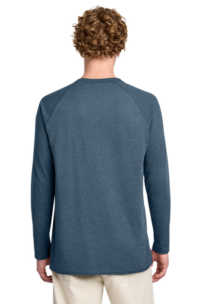 District Featherweight French Terry Long Sleeve Crewneck. DT572 (Choose Your Design)