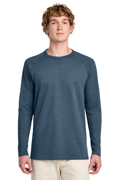 District Featherweight French Terry Long Sleeve Crewneck. DT572 (Choose Your Design)