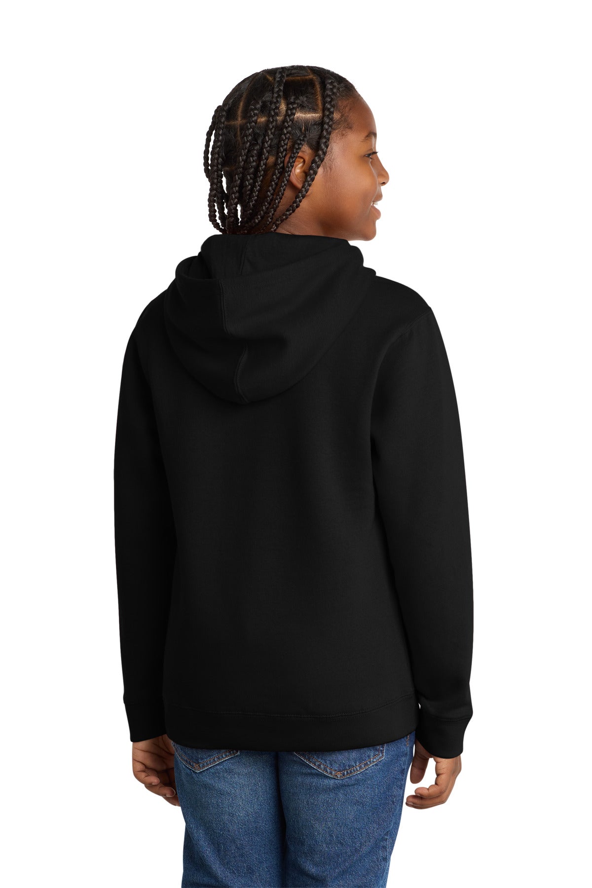 District Youth V.I.T.Fleece Hoodie. DT6100Y (Choose Your Design)