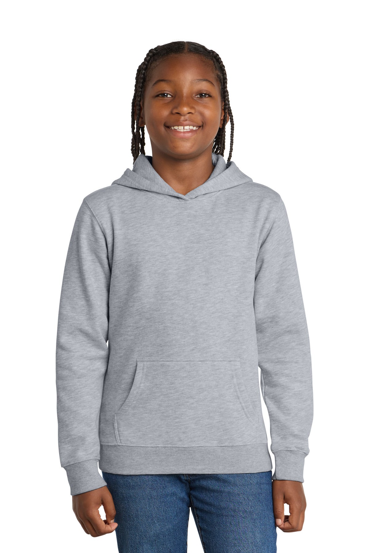District Youth V.I.T.Fleece Hoodie. DT6100Y (Choose Your Design)