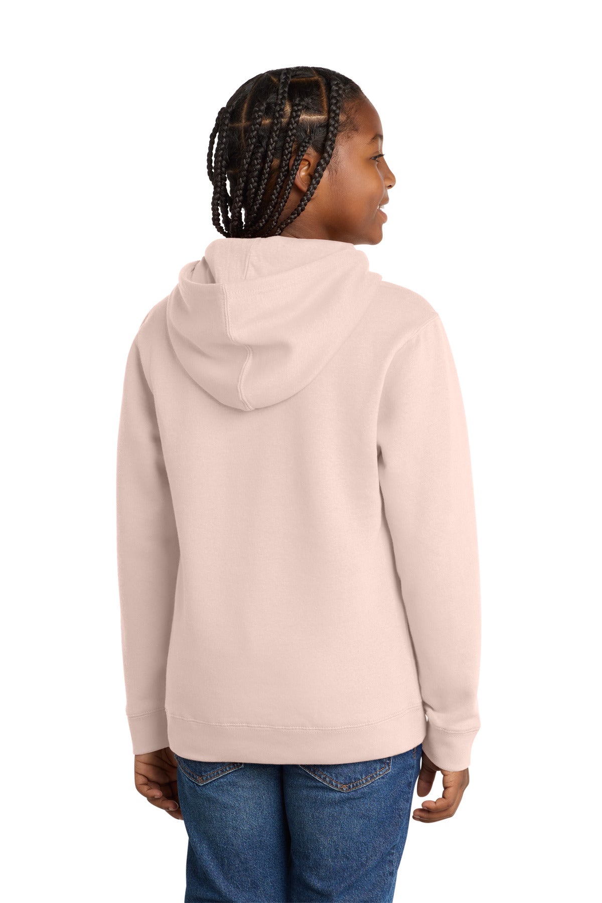 District Youth V.I.T.Fleece Hoodie. DT6100Y (Choose Your Design)
