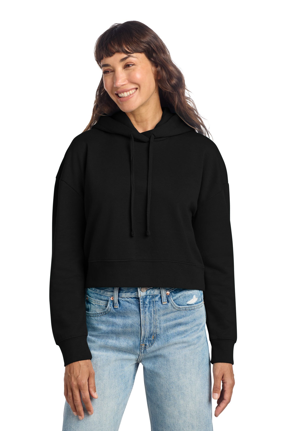 District Women's V.I.T. Fleece Hoodie. DT6101 (Choose Your Design)