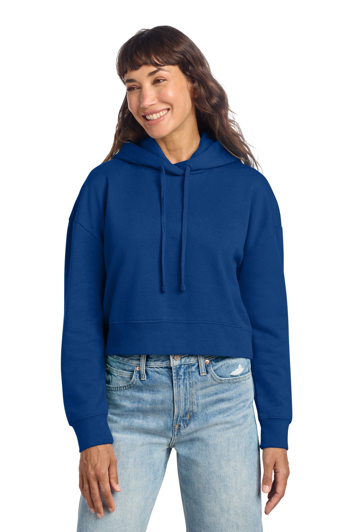 District Women's V.I.T. Fleece Hoodie. DT6101 (Choose Your Design)