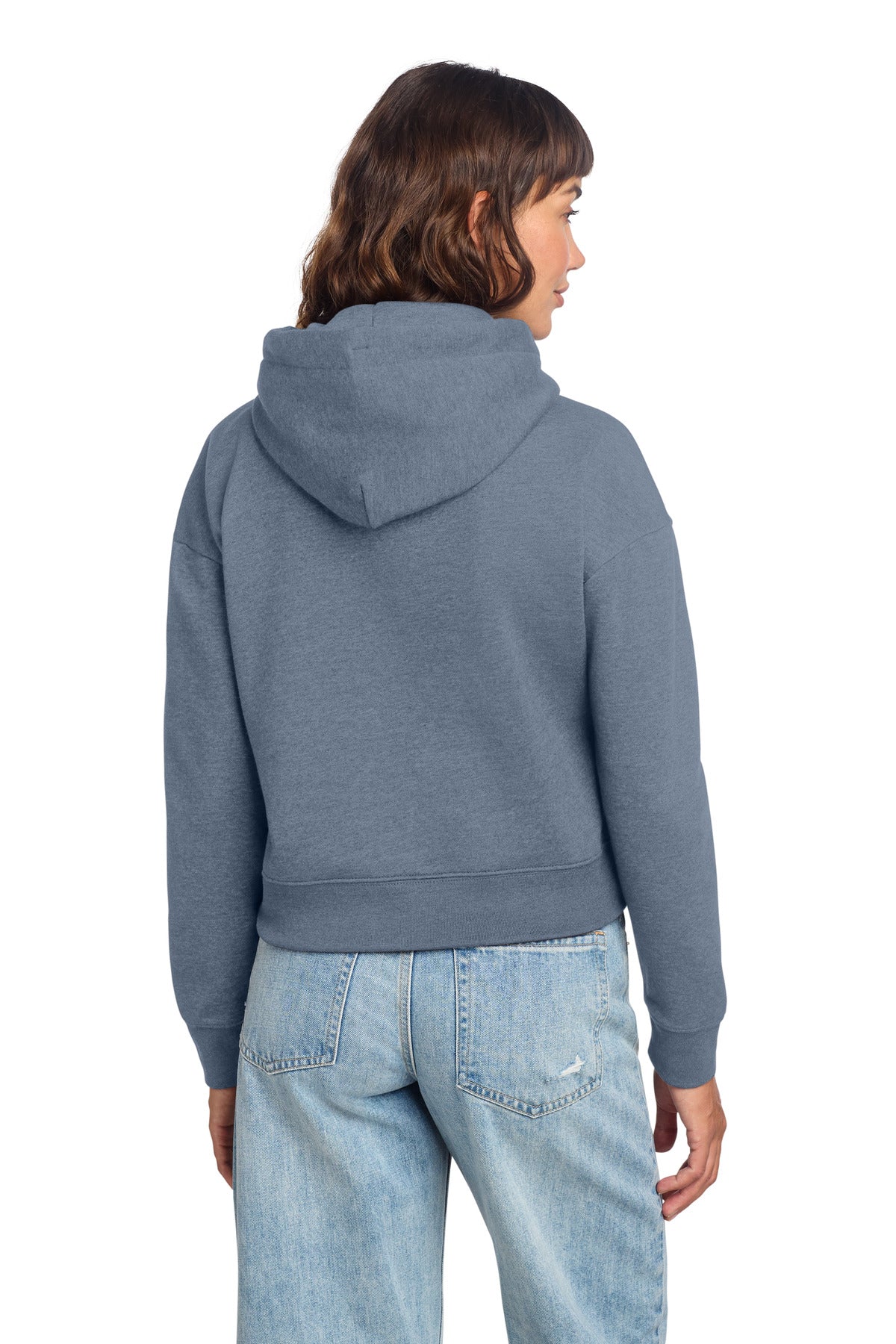 District Women's V.I.T. Fleece Hoodie. DT6101 (Choose Your Design)