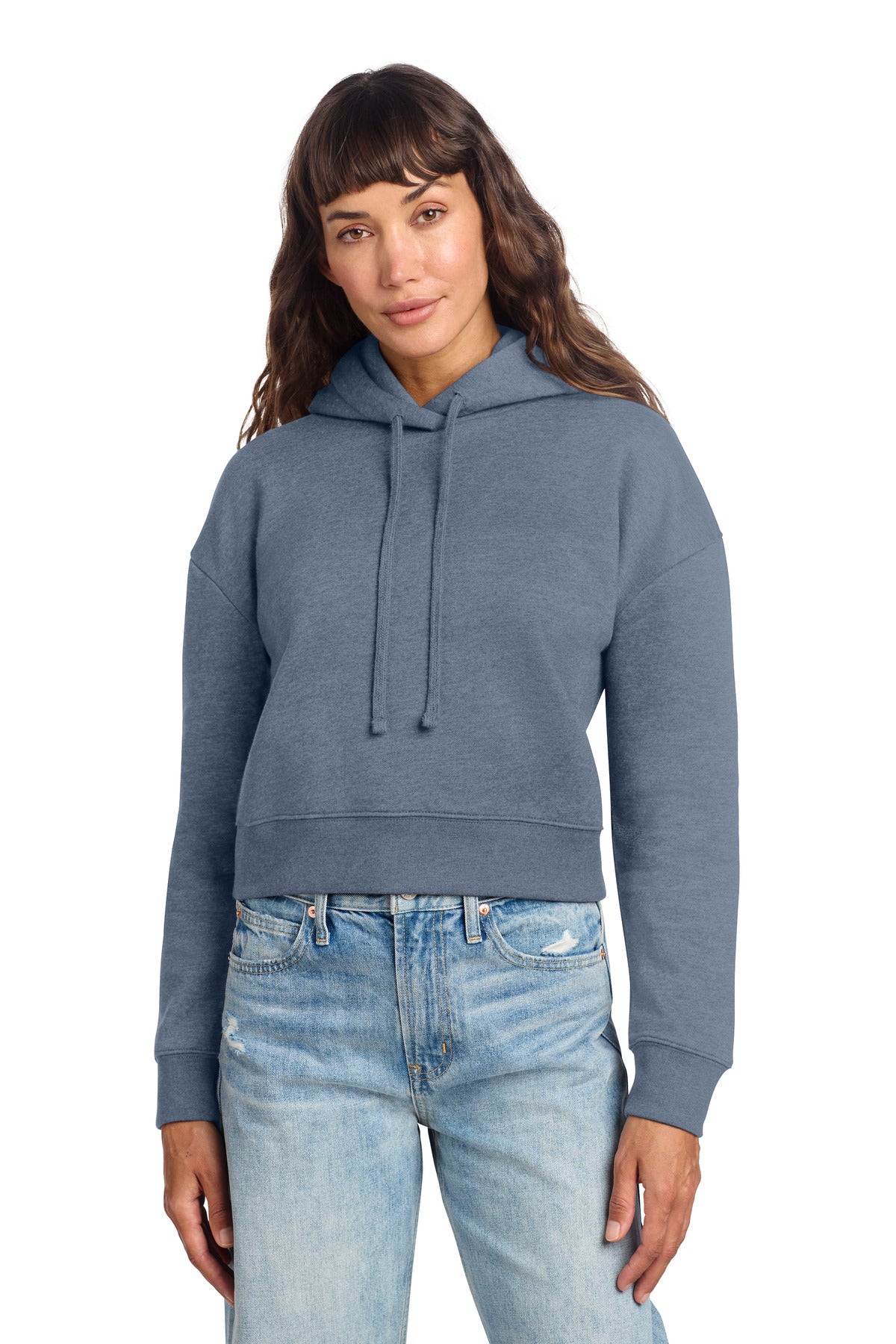 District Women's V.I.T. Fleece Hoodie. DT6101 (Choose Your Design)