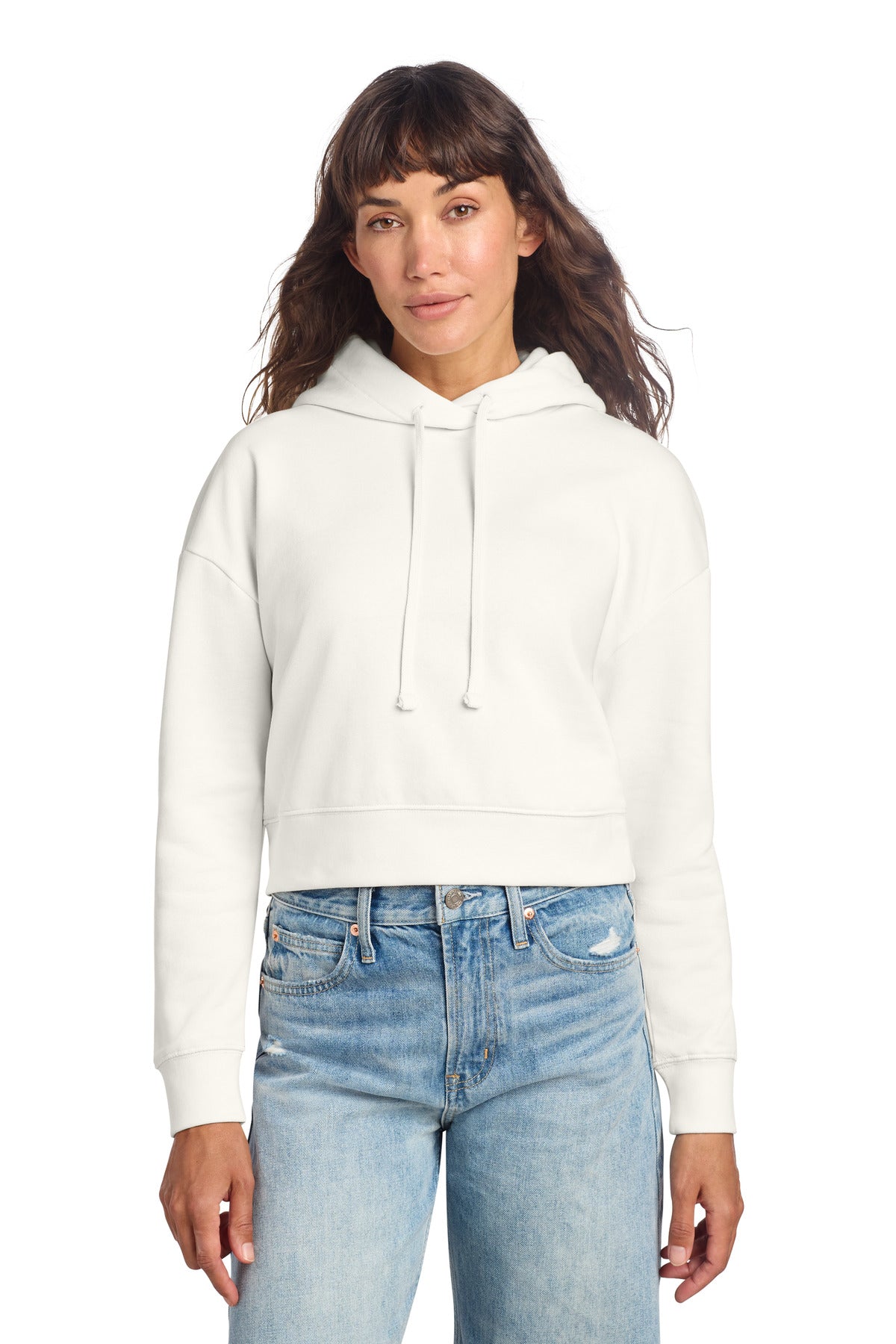 District Women's V.I.T. Fleece Hoodie. DT6101 (Choose Your Design)