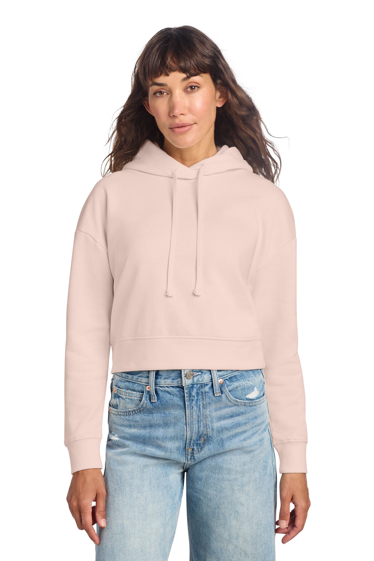 District Women's V.I.T. Fleece Hoodie. DT6101 (Choose Your Design)