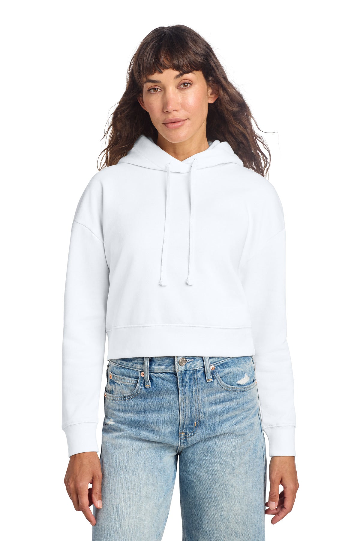 District Women's V.I.T. Fleece Hoodie. DT6101 (Choose Your Design)