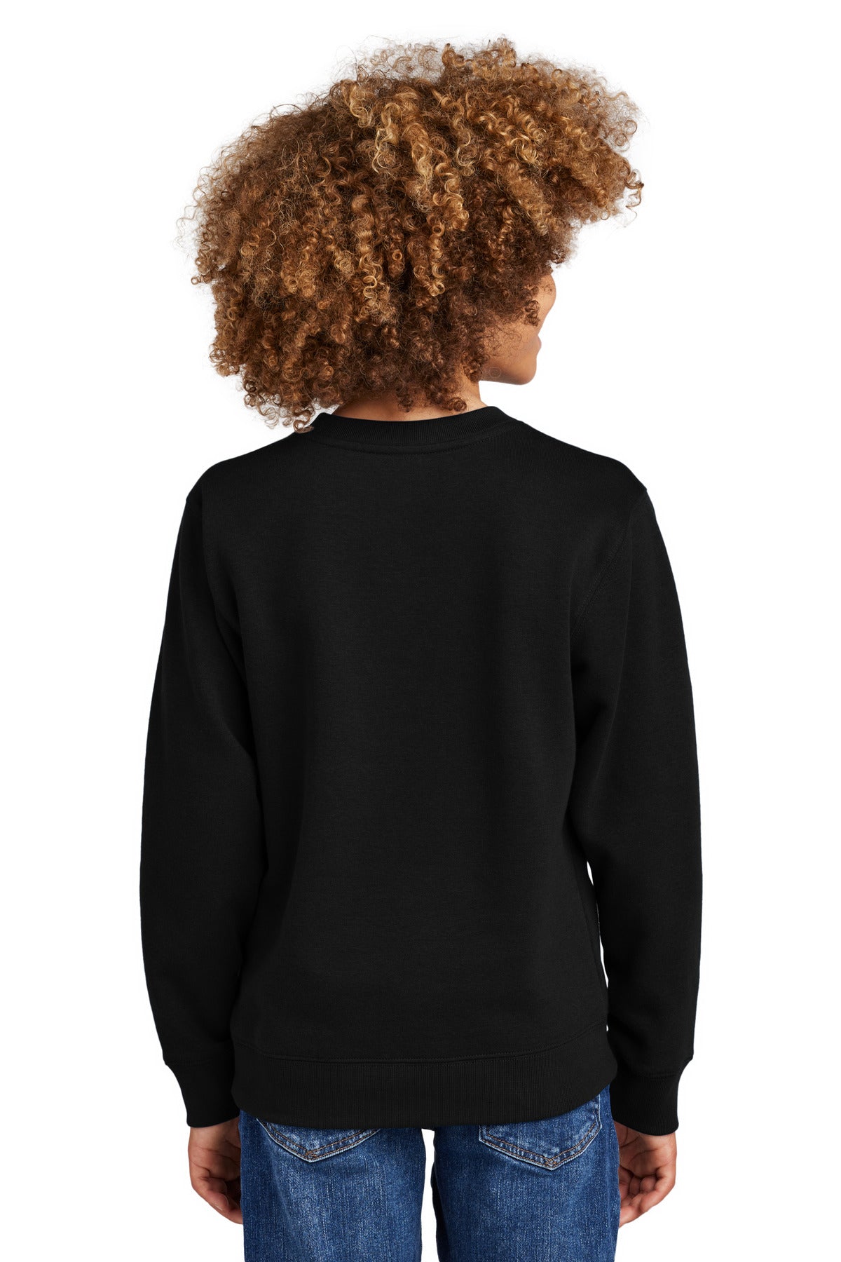 District Youth V.I.T. Fleece Crew. DT6104Y (Choose Your Design)