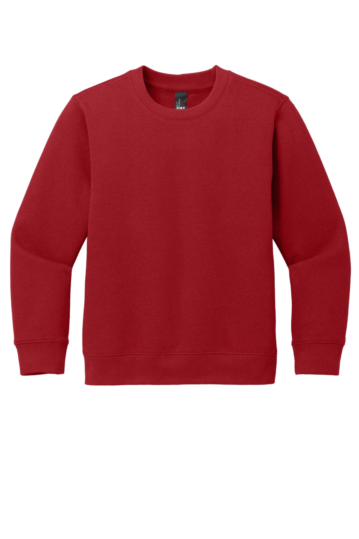 District Youth V.I.T. Fleece Crew. DT6104Y (Choose Your Design)