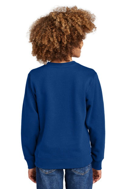 District Youth V.I.T. Fleece Crew. DT6104Y (Choose Your Design)