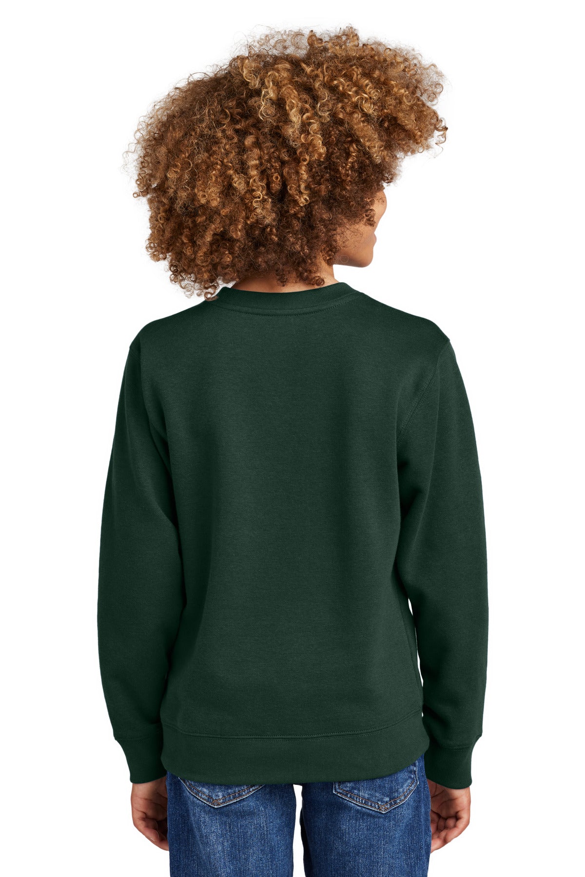 District Youth V.I.T. Fleece Crew. DT6104Y (Choose Your Design)