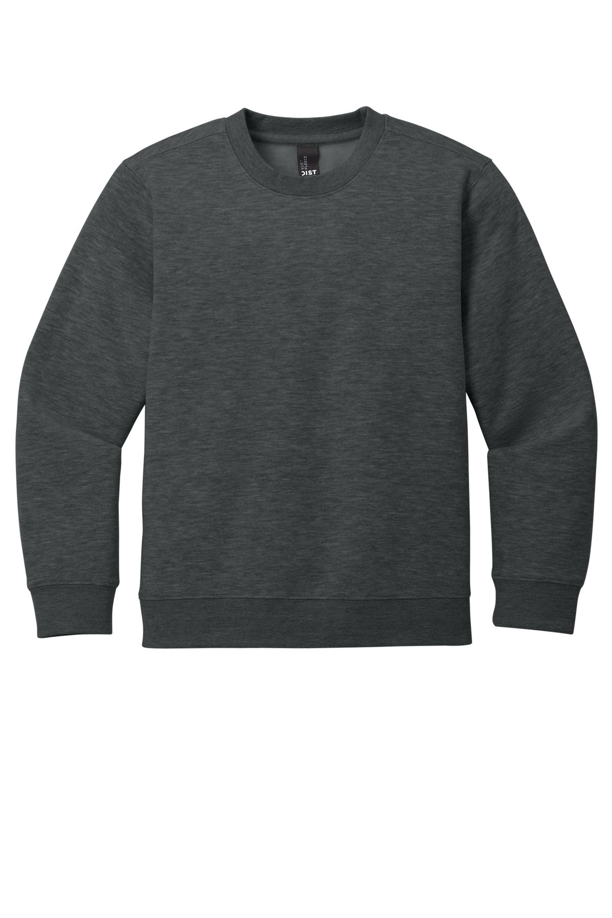 District Youth V.I.T. Fleece Crew. DT6104Y (Choose Your Design)