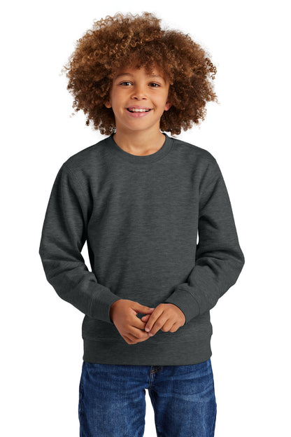 District Youth V.I.T. Fleece Crew. DT6104Y (Choose Your Design)