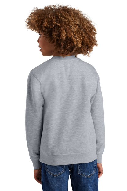 District Youth V.I.T. Fleece Crew. DT6104Y (Choose Your Design)