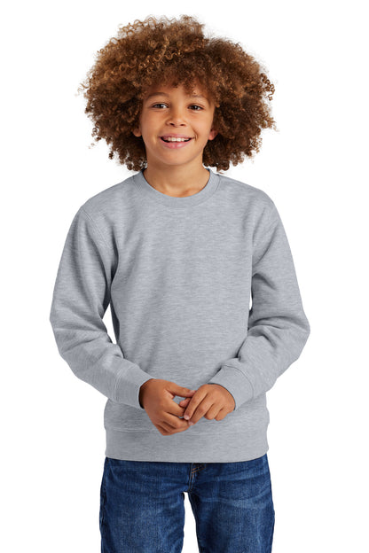 District Youth V.I.T. Fleece Crew. DT6104Y (Choose Your Design)