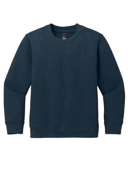 District Youth V.I.T. Fleece Crew. DT6104Y (Choose Your Design)