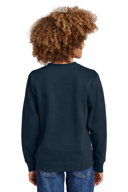 District Youth V.I.T. Fleece Crew. DT6104Y (Choose Your Design)