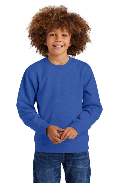 District Youth V.I.T. Fleece Crew. DT6104Y (Choose Your Design)