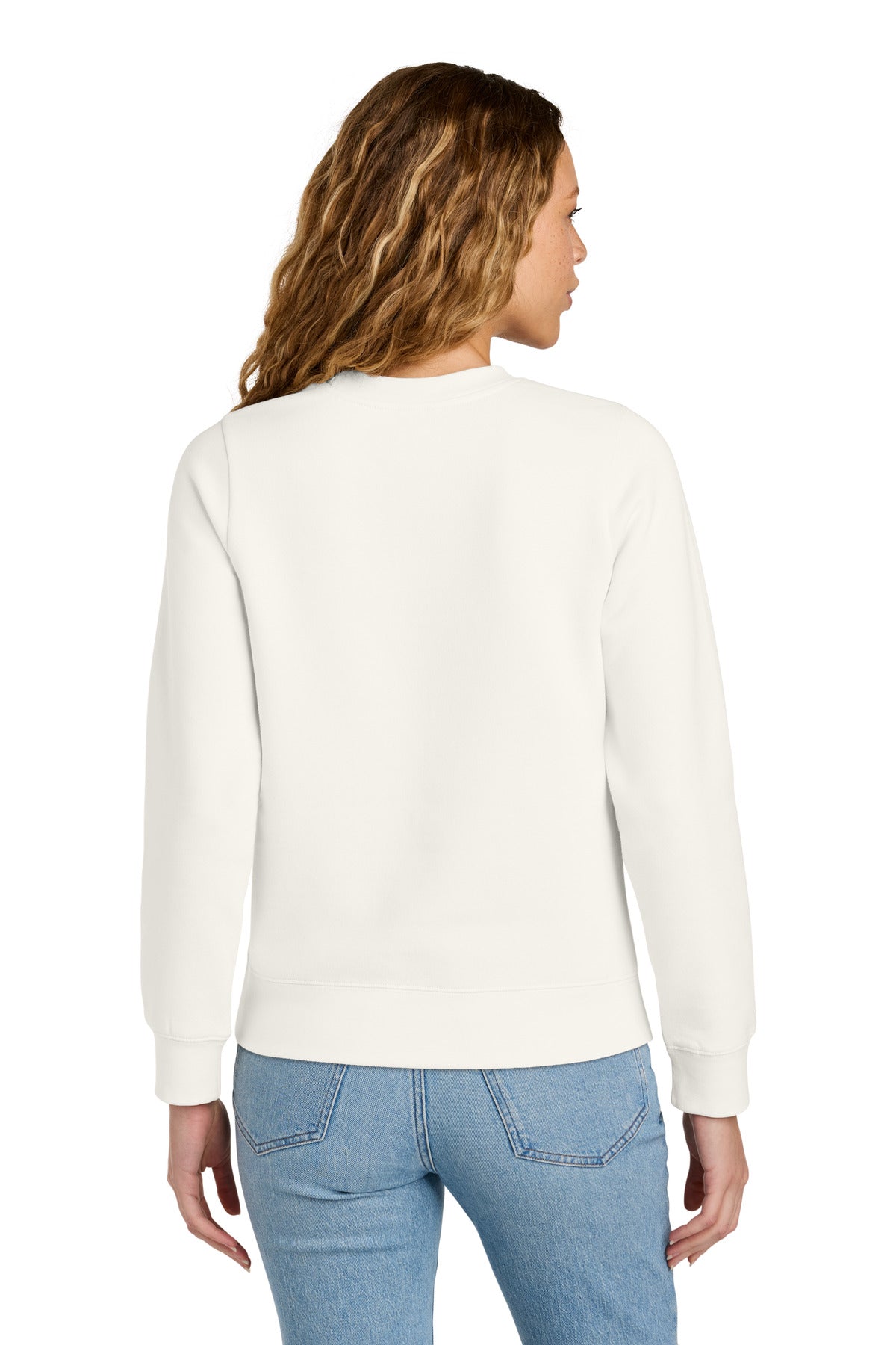 District Women's V.I.T. Fleece Crew. DT6105 (Choose Your Design)