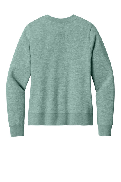 District Women's V.I.T. Fleece Crew. DT6105 (Choose Your Design)