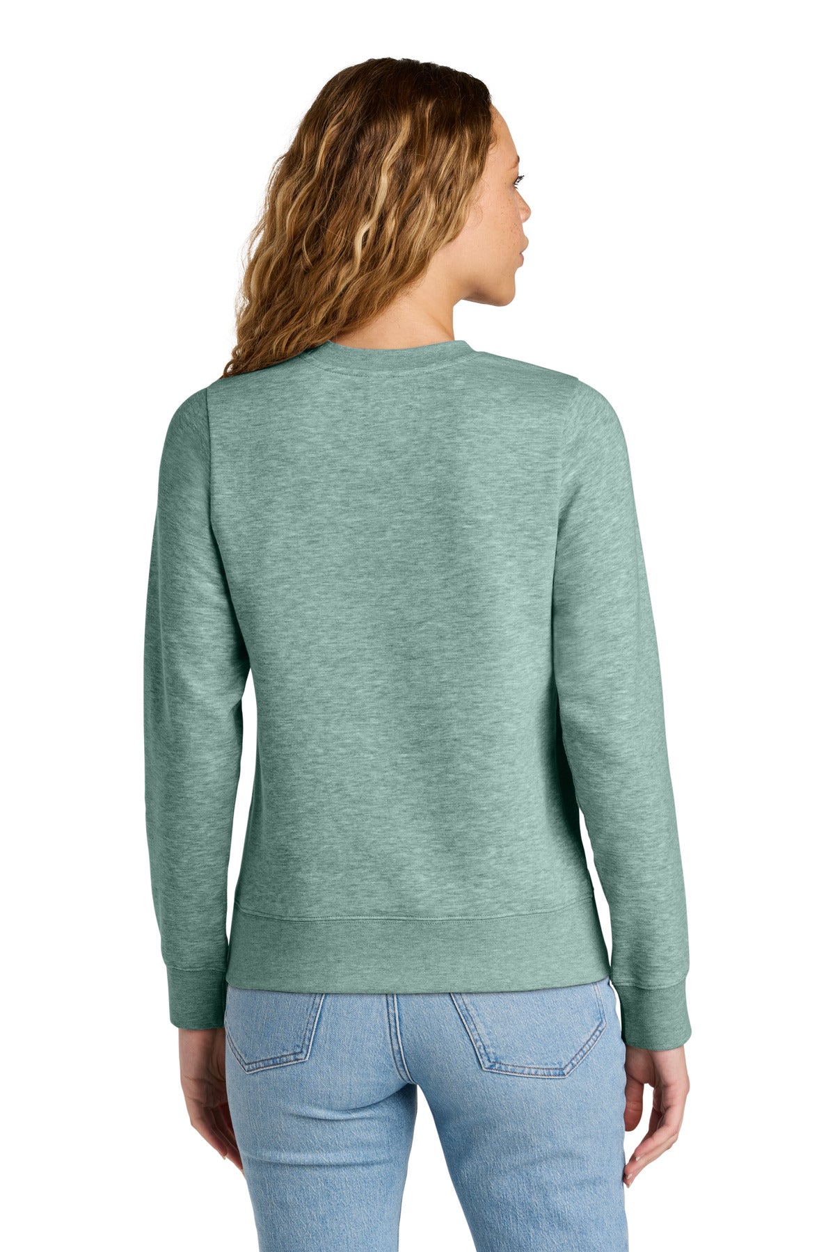District Women's V.I.T. Fleece Crew. DT6105 (Choose Your Design)