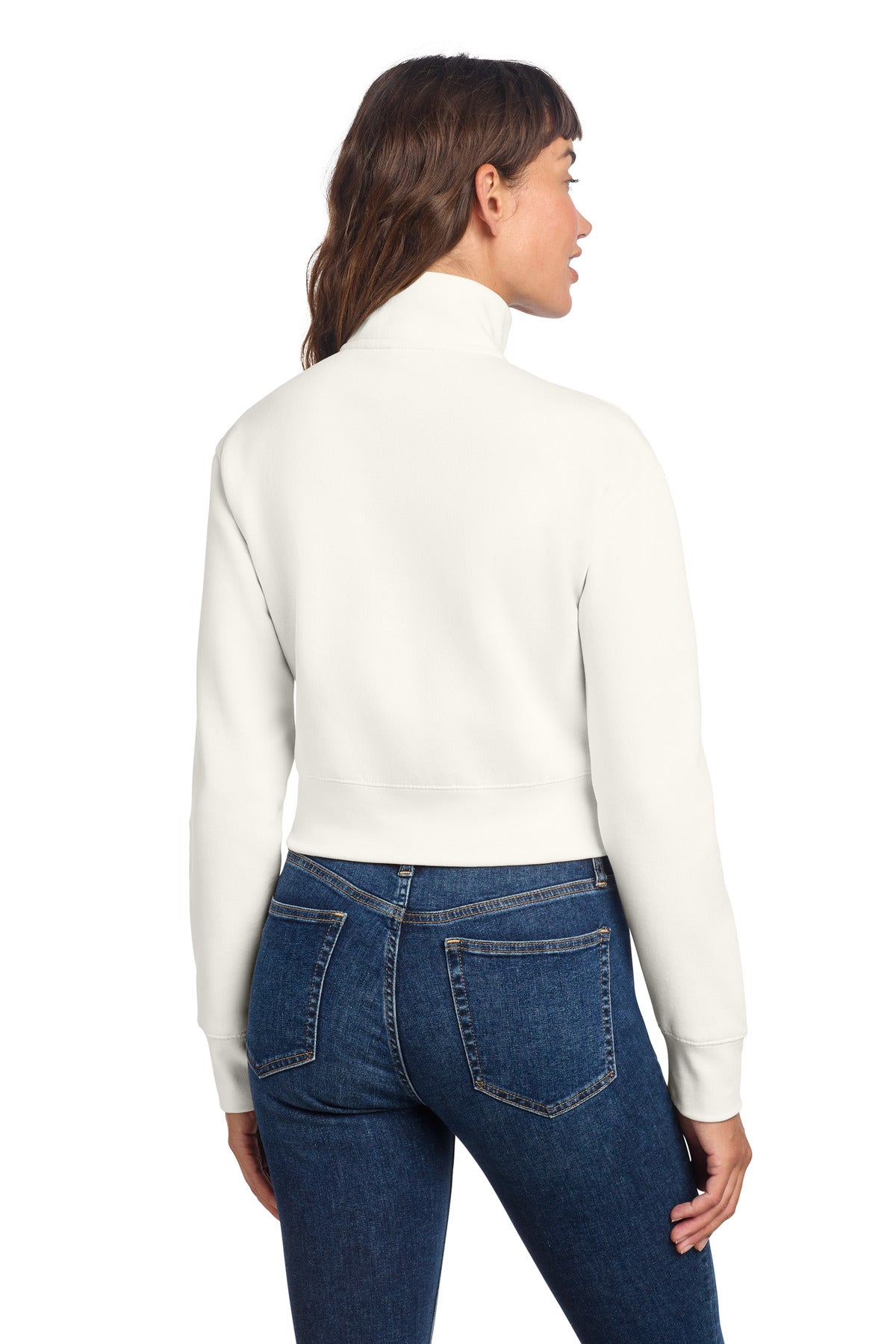 District Women's V.I.T. Fleece 1/2-Zip. DT6111 (Choose Your Design)