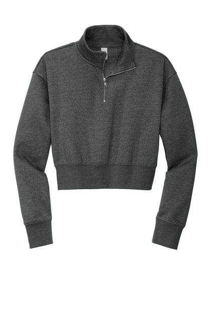 District Women's V.I.T. Fleece 1/2-Zip. DT6111 (Choose Your Design)