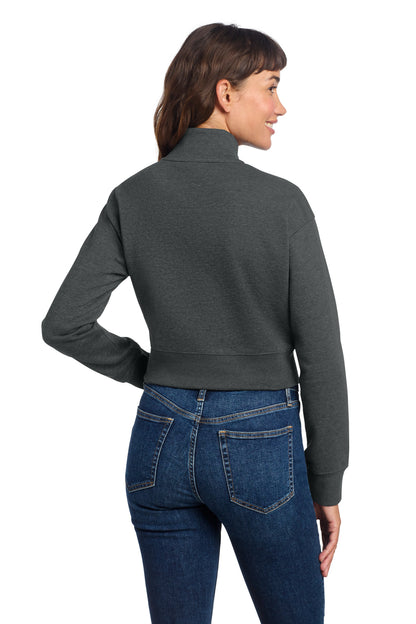 District Women's V.I.T. Fleece 1/2-Zip. DT6111 (Choose Your Design)
