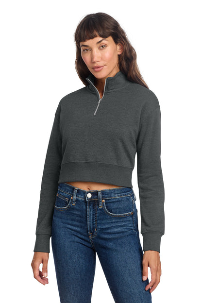 District Women's V.I.T. Fleece 1/2-Zip. DT6111 (Choose Your Design)