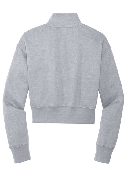 District Women's V.I.T. Fleece 1/2-Zip. DT6111 (Choose Your Design)