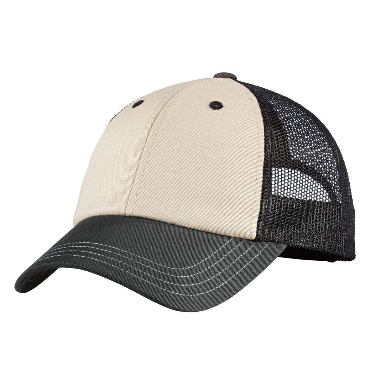 District Tri-Tone Mesh Back Cap. DT616 (Choose Your Design)