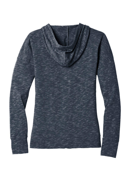 District Women's Medal Full-Zip Hoodie. DT665 (Choose Your Design)