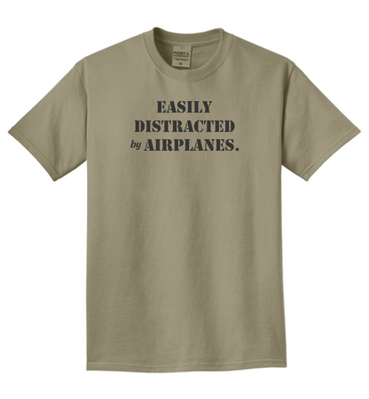 Easily Distracted by Airplanes [Customize Colors]