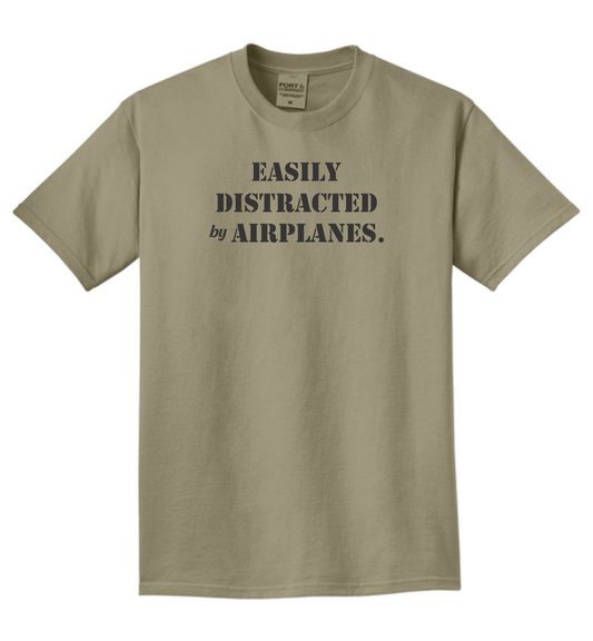 Easily Distracted by Airplanes [Customize Colors]