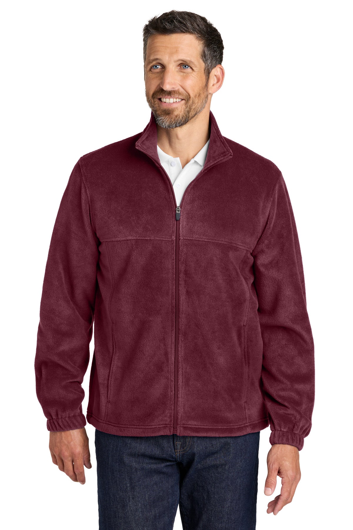 Port Authority Plush Fleece Full-Zip Jacket. F190 (Choose Your Design)