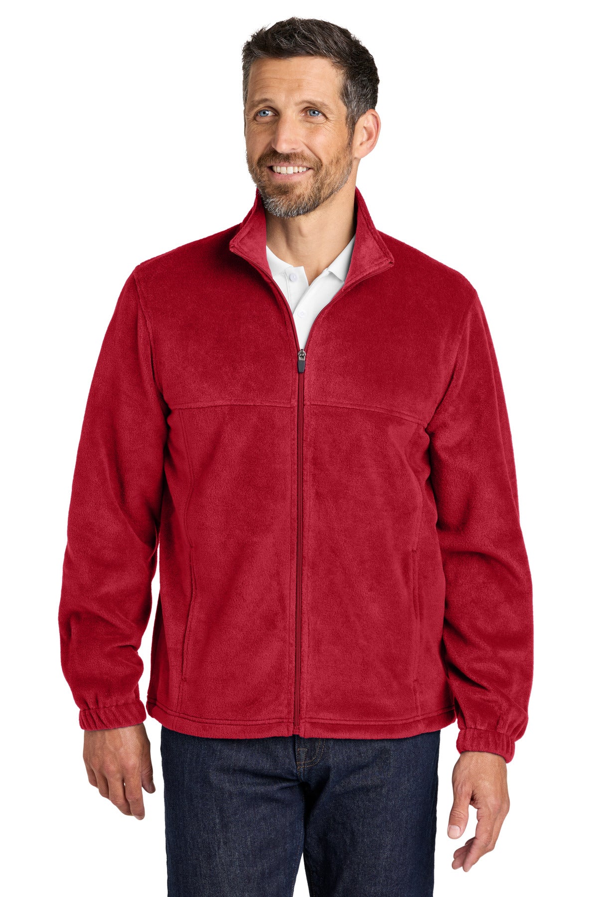 Port Authority Plush Fleece Full-Zip Jacket. F190 (Choose Your Design)