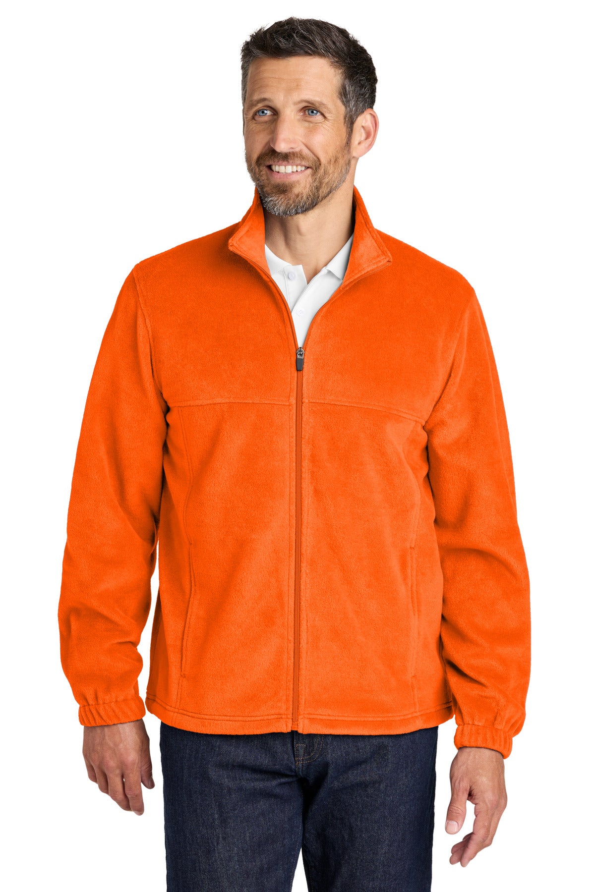 Port Authority Plush Fleece Full-Zip Jacket. F190 (Choose Your Design)
