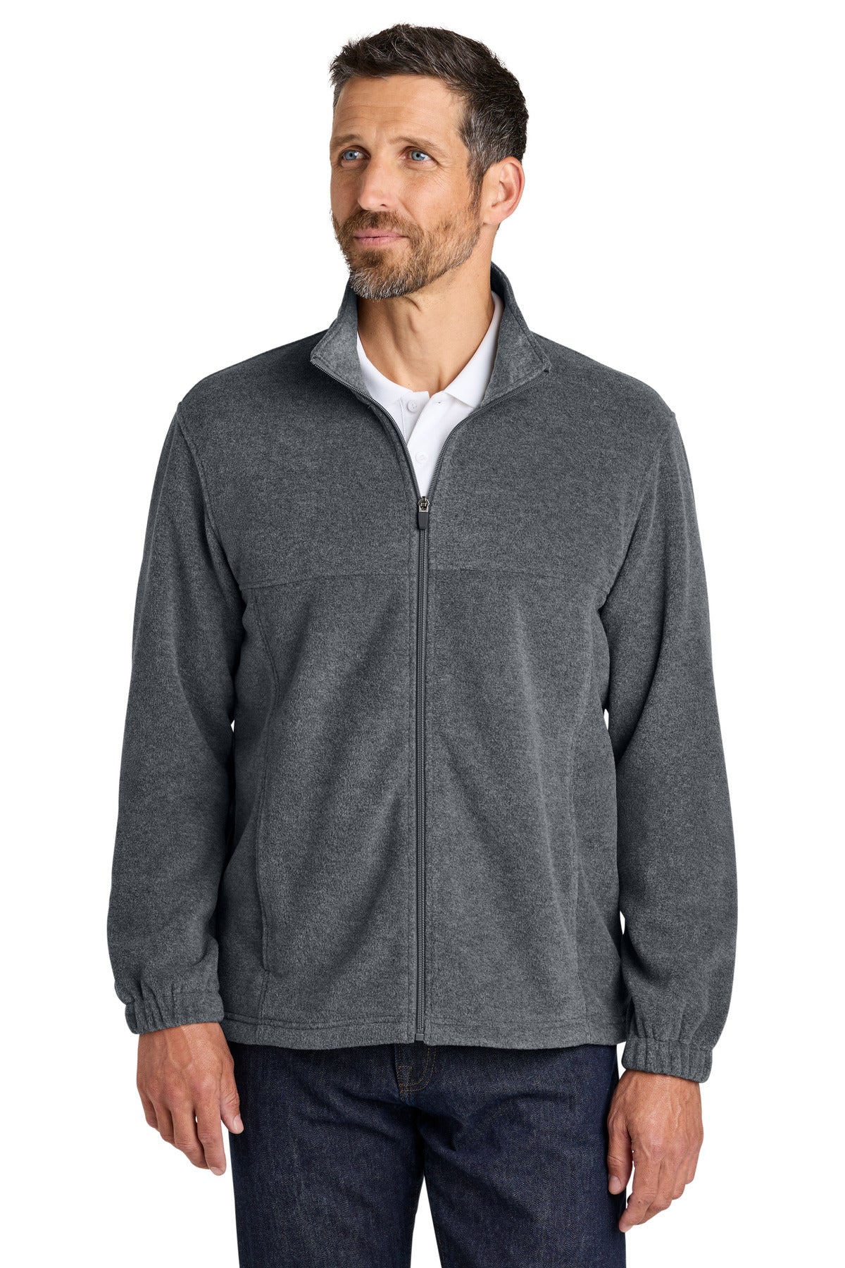 Port Authority Plush Fleece Full-Zip Jacket. F190 (Choose Your Design)