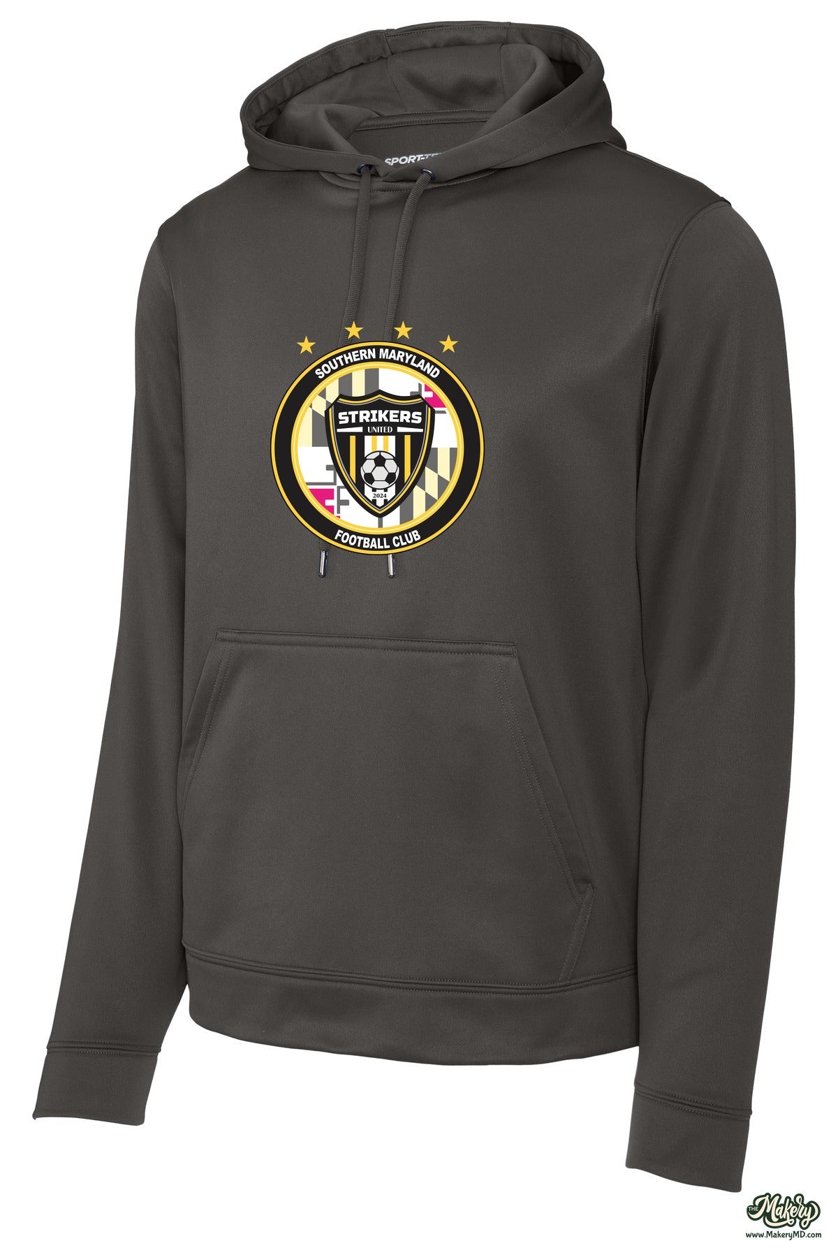 Performance Hoodie / Iron Grey / front