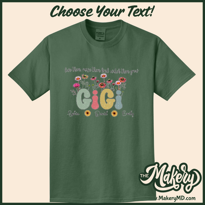 Wild Flowers - Custom Text and Custom Year - (M00-D-Flower02)