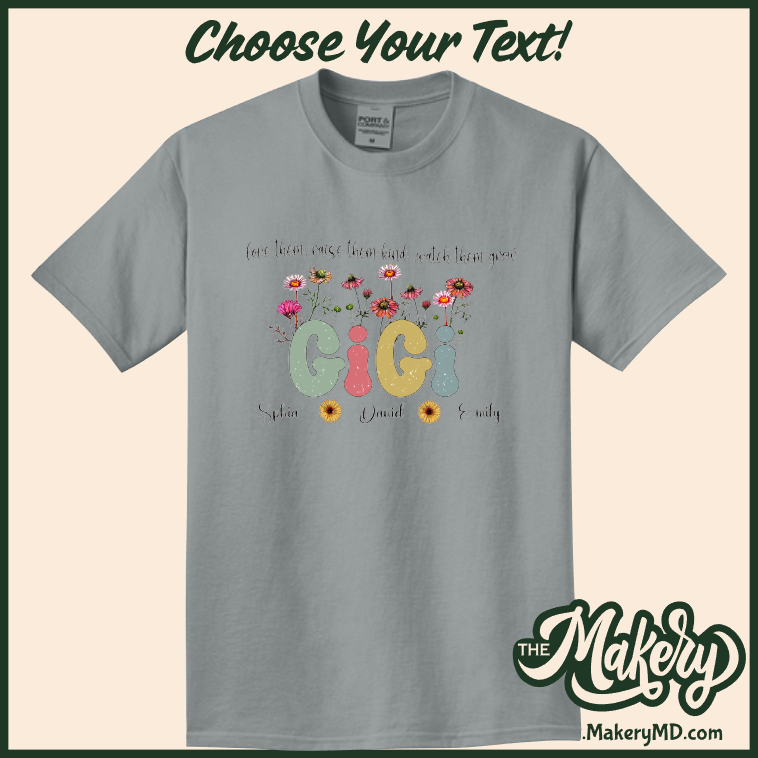 Wild Flowers - Custom Text and Custom Year - (M00-D-Flower02)