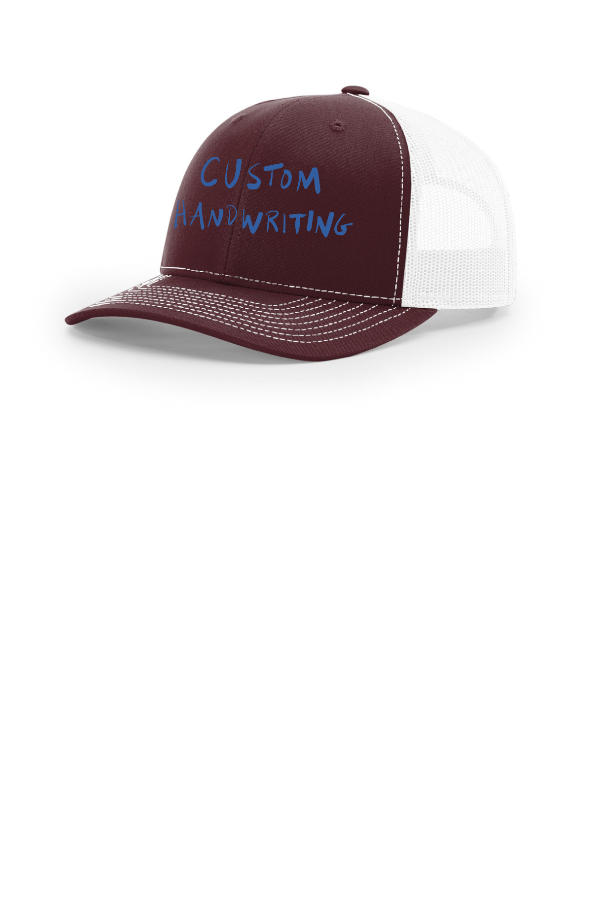 Richardson Trucker Cap 112 (Custom Handwriting to Embroidery)