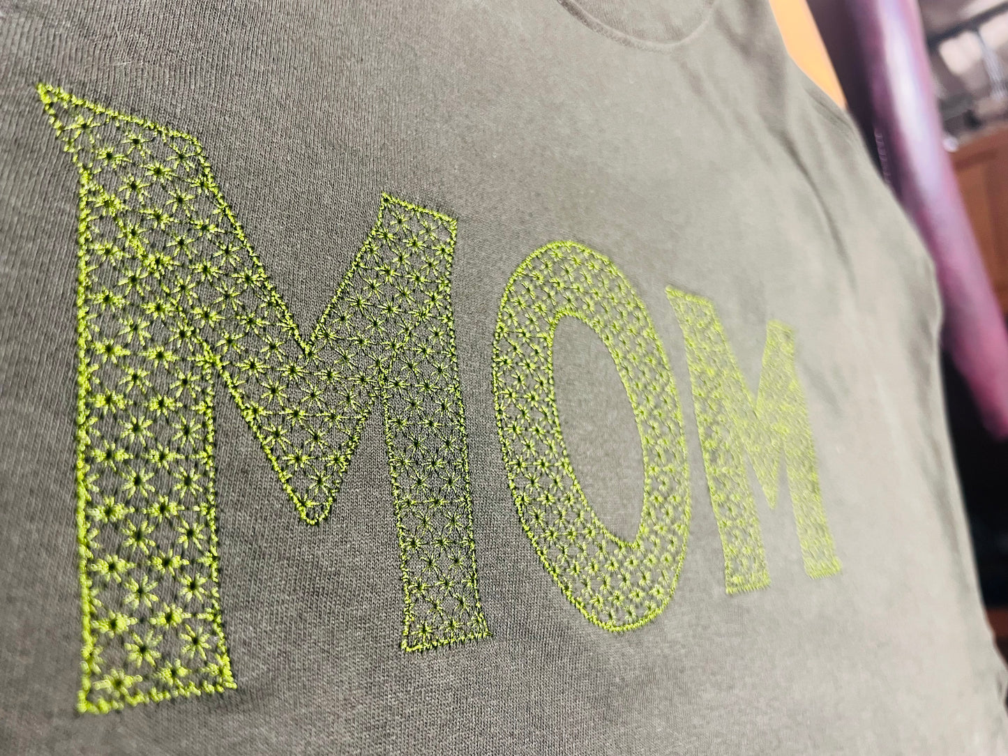 Starburst - Custom Embroidered Text (M00-E-MCross11)