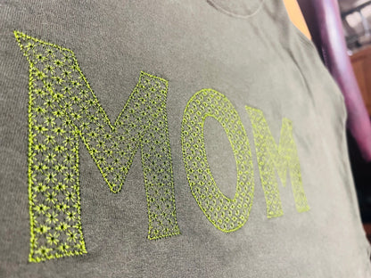 Starburst - Custom Embroidered Text (M00-E-MCross11)