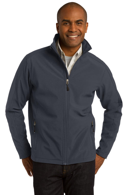 Port Authority Tall Core Soft Shell Jacket. TLJ317 (Choose Your Logo)