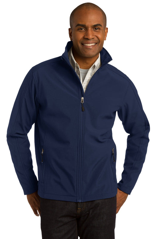 Port Authority Tall Core Soft Shell Jacket. TLJ317 (Choose Your Logo)