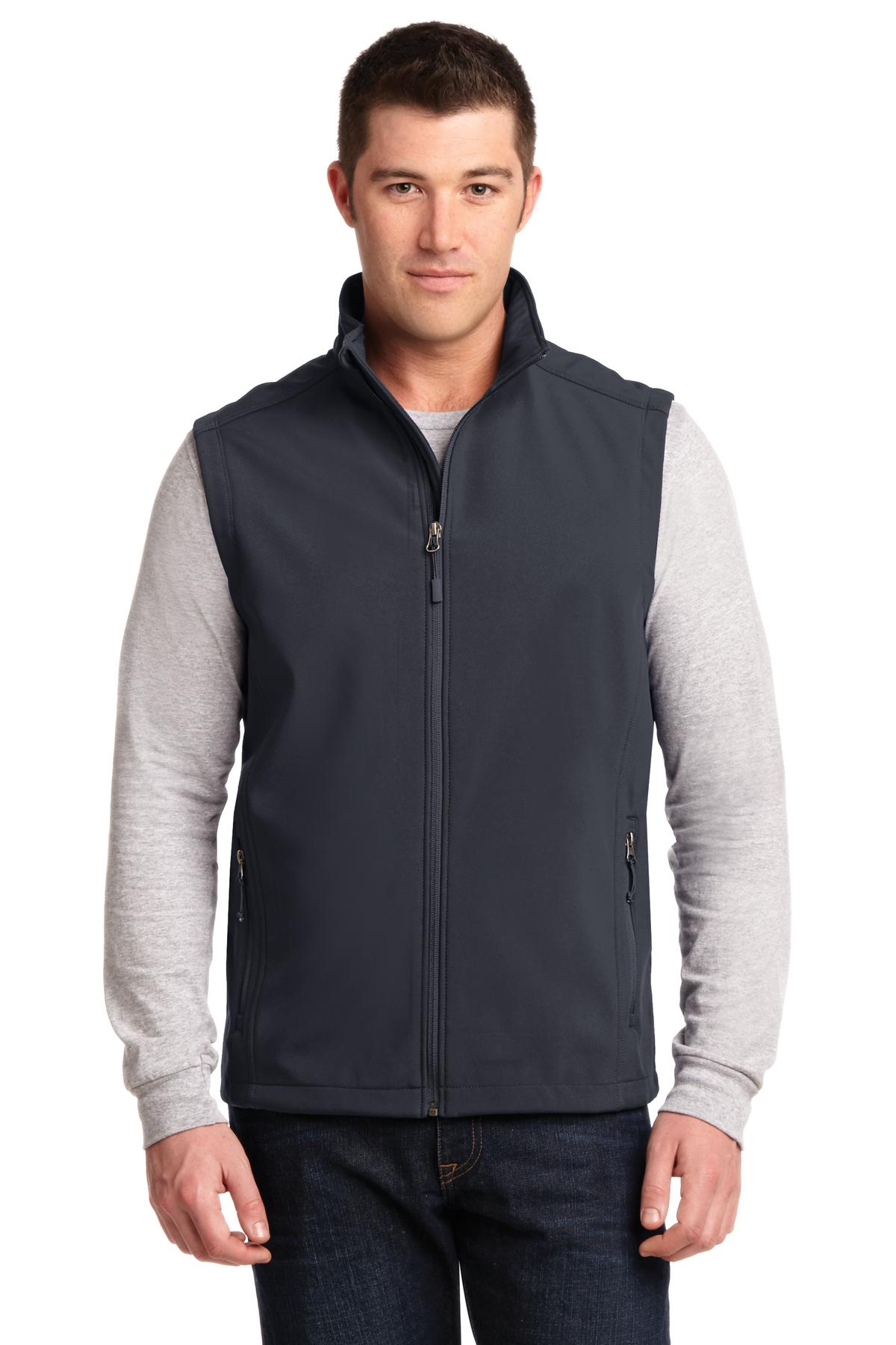 Port Authority Core Soft Shell Vest. J325 (Choose Your Design)