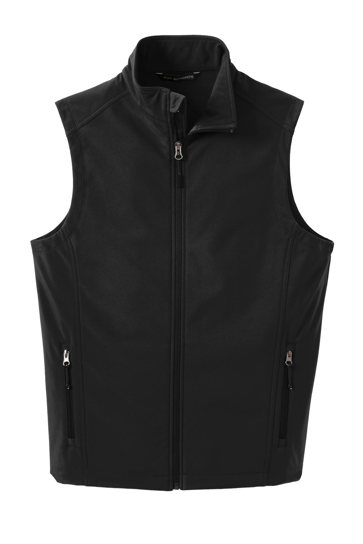 Port Authority Core Soft Shell Vest. J325 (Choose Your Design)
